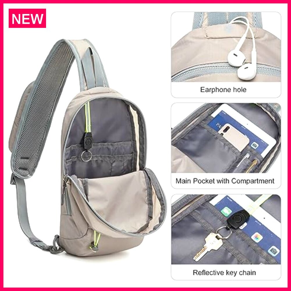 Rfid Blocking Sling Backpack Daypack Crossbody Ba… - image 4